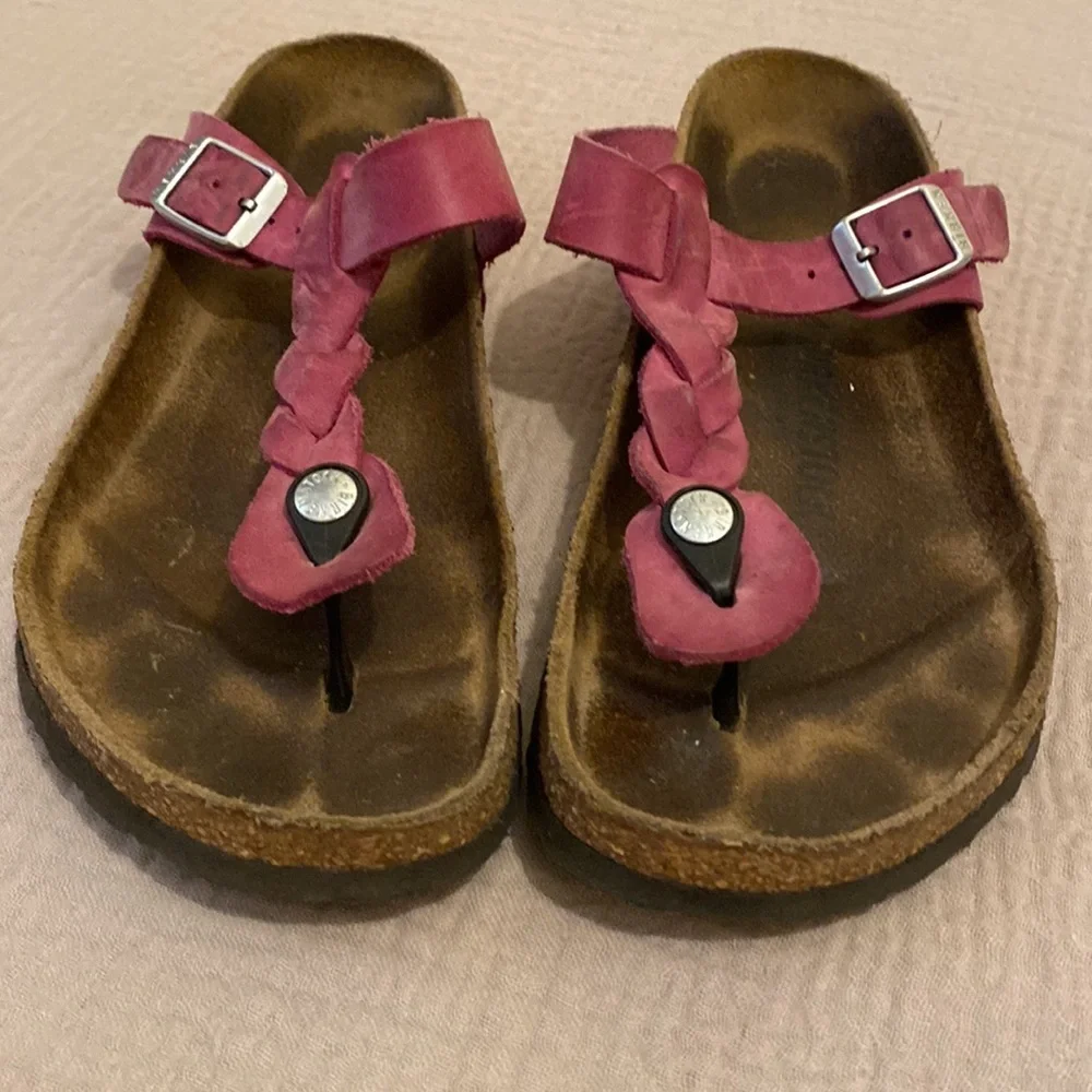 Birkenstock Pink Sandals. Size 40